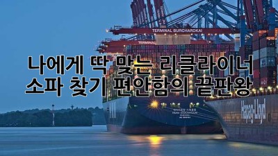 나에게 딱 맞는 리클라이너 소파 찾기: 편안함의 끝판왕